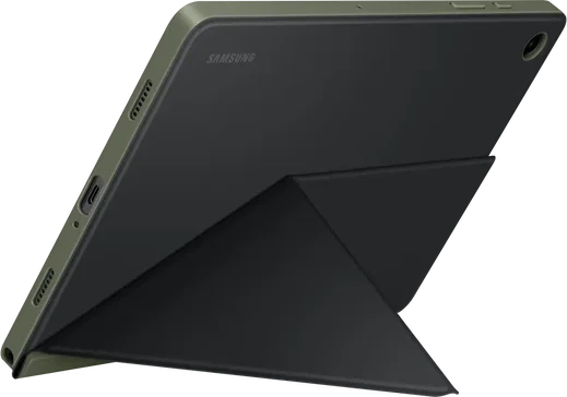 Originele Samsung Galaxy Tab A9 Plus Hoes Book Cover Zwart/Groen afbeelding 3