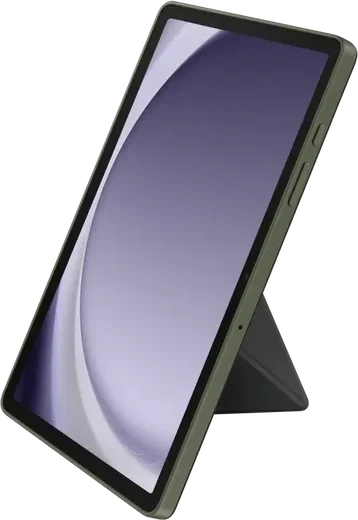 Originele Samsung Galaxy Tab A9 Plus Hoes Book Cover Zwart/Groen afbeelding 2