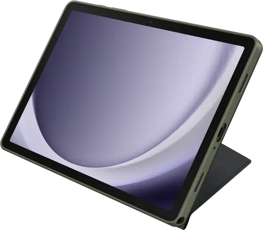 Originele Samsung Galaxy Tab A9 Plus Hoes Book Cover Zwart/Groen afbeelding 4