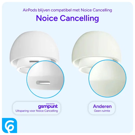 3 Pack AirPods Pro (1e & 2e Generatie) Siliconen Dopjes Tips Large afbeelding 3