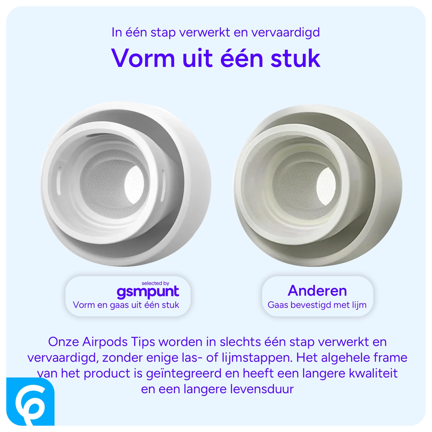 3 Pack AirPods Pro (1e & 2e Generatie) Siliconen Dopjes Tips Large afbeelding 5