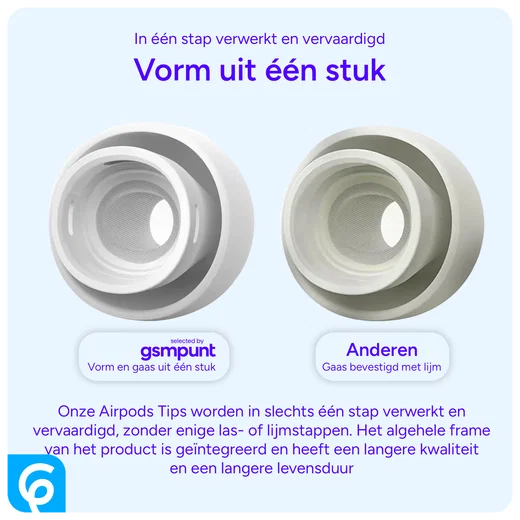 3 Pack AirPods Pro (1e & 2e Generatie) Siliconen Dopjes Tips Large afbeelding 5
