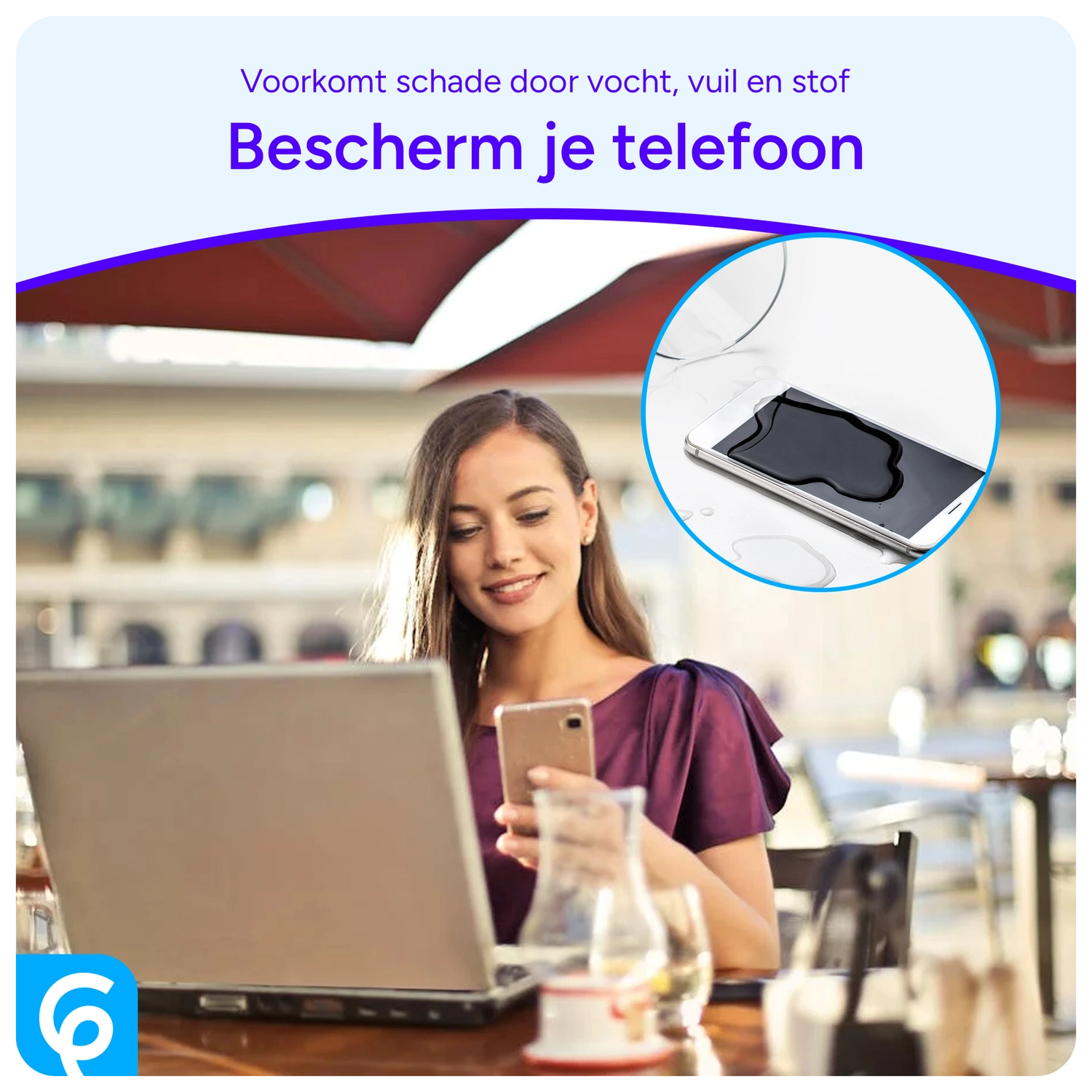 Stofdichte Plug (2-Pack) voor USB-C Poort iPhone 15/16/17-Series Zwart afbeelding 6