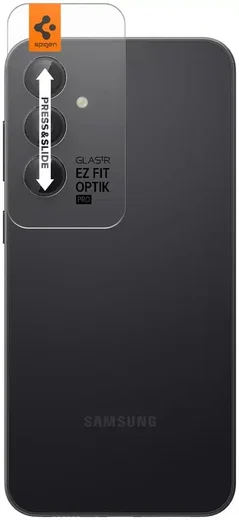 Spigen Optik Pro Samsung Galaxy S23 FE Camera Protector Zwart (2-Pack) afbeelding 2