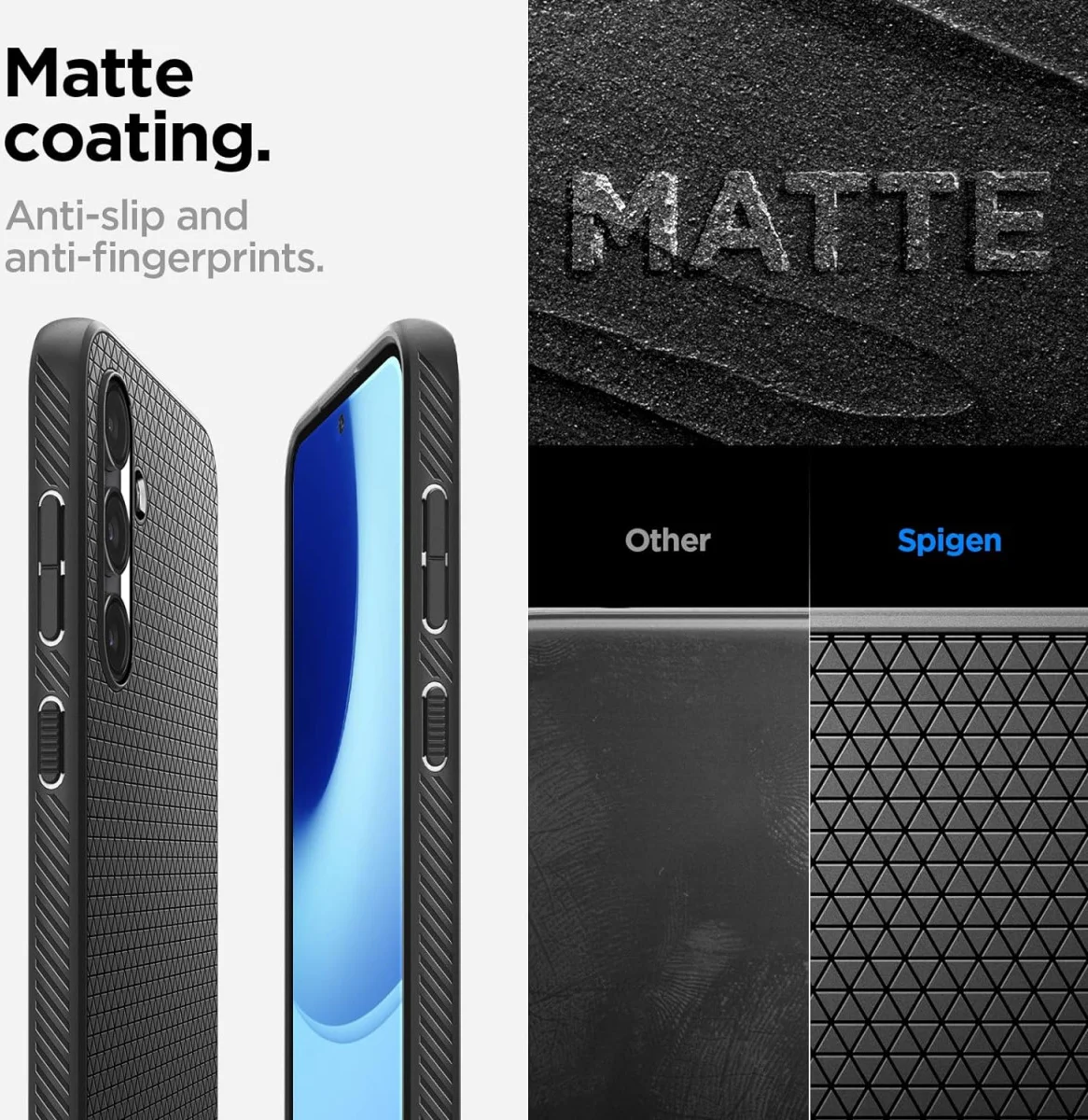 Spigen Liquid Air Samsung Galaxy S23 FE Hoesje Back Cover Zwart afbeelding 6