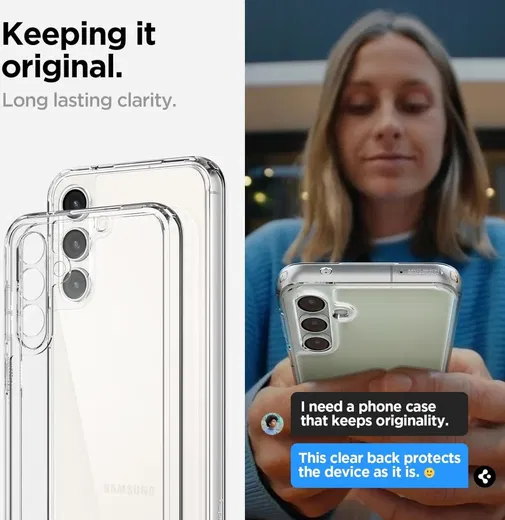 Spigen Ultra Hybrid Samsung Galaxy S23 FE Hoesje Transparant afbeelding 4