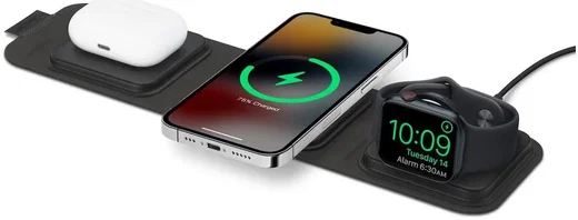 Mophie 3-in-1 Travel Charger 15W MagSafe Oplader iPhone/AirPods/Watch afbeelding 1