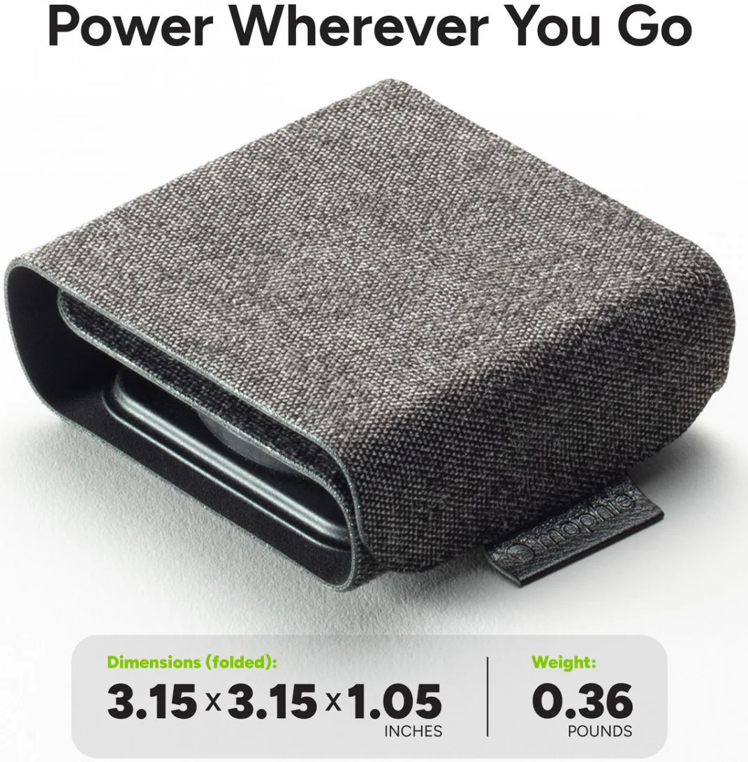 Mophie 3-in-1 Travel Charger 15W MagSafe Oplader iPhone/AirPods/Watch afbeelding 8