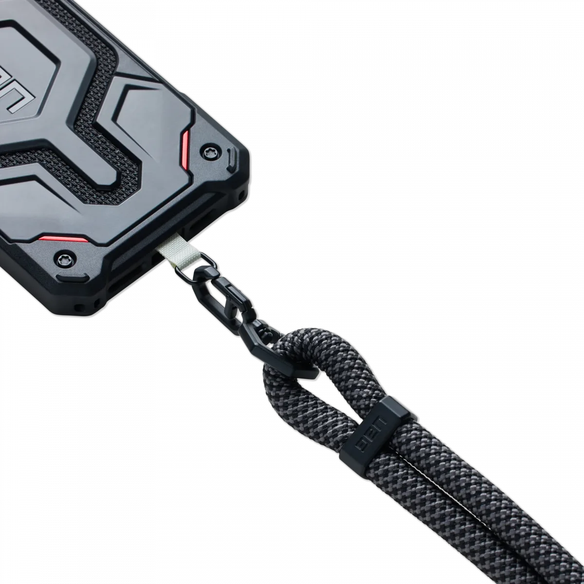 Urban Armor Gear Crossbody Lanyard Civilian 10mm Zwart/Grijs afbeelding 5