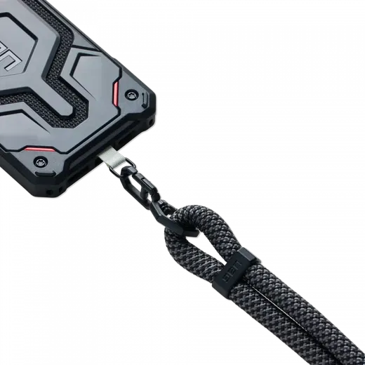 Urban Armor Gear Crossbody Lanyard Civilian 7mm Zwart/Grijs afbeelding 2