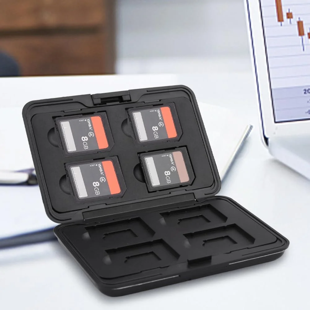 Geheugenkaart en SD Kaart Doosje Organizer voor 8 stuks afbeelding 4