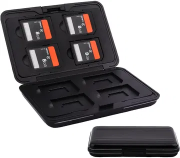 Geheugenkaart en SD Kaart Doosje Organizer voor 8 stuks