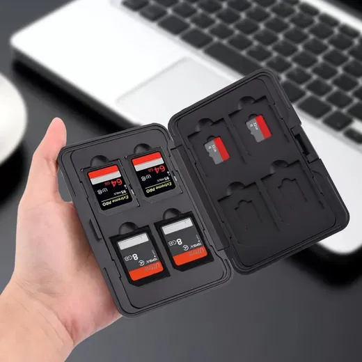 Geheugenkaart en SD Kaart Doosje Organizer voor 8 stuks afbeelding 5