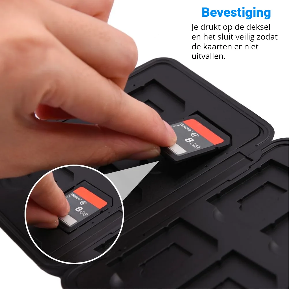 Geheugenkaart en SD Kaart Doosje Organizer voor 8 stuks afbeelding 8
