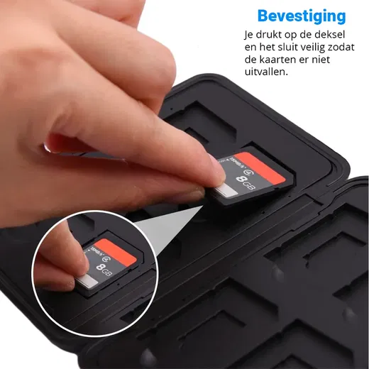 Geheugenkaart en SD Kaart Doosje Organizer voor 8 stuks afbeelding 8