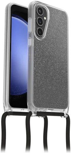 OtterBox React Necklace Samsung S23 FE Hoesje met Koord Glitter Clear afbeelding 1