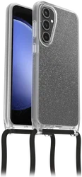 OtterBox React Necklace Samsung S23 FE Hoesje met Koord Glitter Clear afbeelding