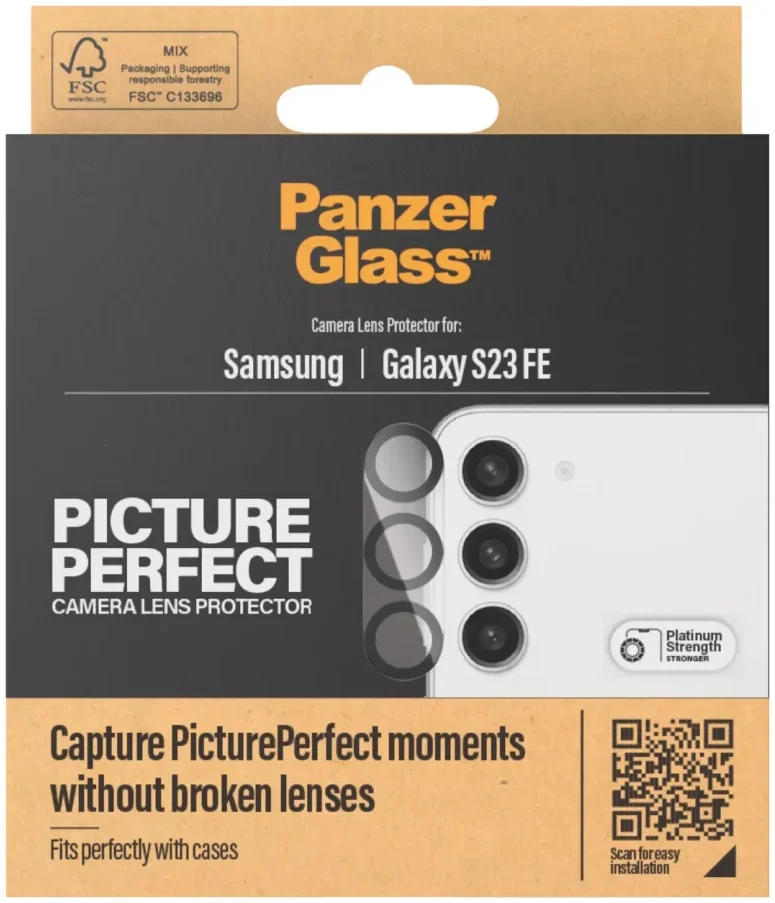 PanzerGlass PicturePerfect Samsung Galaxy S23 FE Camera Protector Glas afbeelding 4