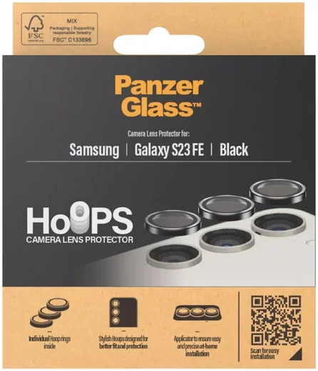 PanzerGlass Hoops Rings Samsung Galaxy S23 FE Camera Lens Protector afbeelding 5