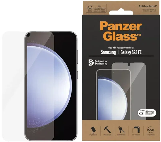 PanzerGlass Ultra-Wide Samsung Galaxy S23 FE Screen Protector afbeelding 1