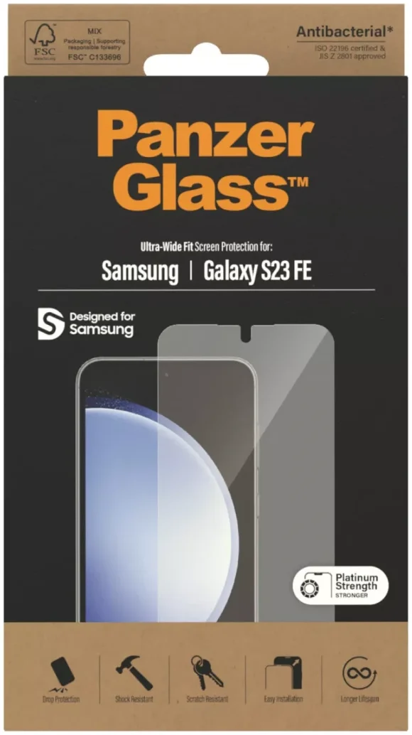 PanzerGlass Ultra-Wide Samsung Galaxy S23 FE Screen Protector afbeelding 3