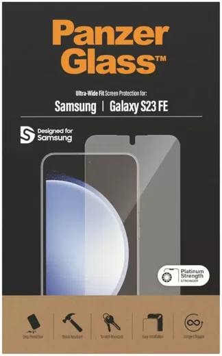 PanzerGlass Ultra-Wide Samsung Galaxy S23 FE Screen Protector afbeelding 4