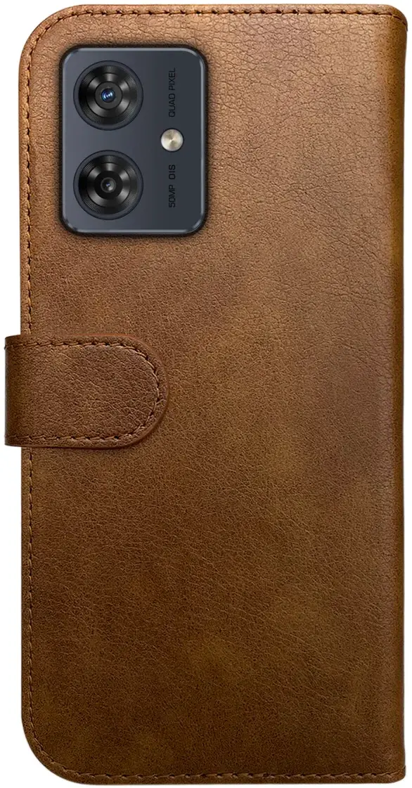 Rosso Element Motorola Moto G54 Hoesje Book Case Wallet Bruin afbeelding 2