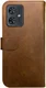 Rosso Element Motorola Moto G54 Hoesje Book Case Wallet Bruin afbeelding 2