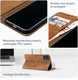 Rosso Element Motorola Moto G84 Hoesje Book Case Wallet Bruin afbeelding 4