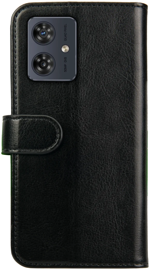 Rosso Element Motorola Moto G54 Hoesje Book Case Wallet Zwart afbeelding 2
