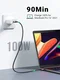 UGREEN 5A Gevlochten USB-C naar USB-C Kabel 100W Fast Charge 1M Zwart afbeelding 4