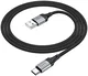Hoco X102 3A Fast Charge USB naar USB-C Laadkabel 1M Zwart afbeelding 3
