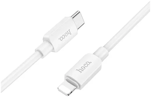 Hoco X96 20W Fast Charge PD USB-C naar Lightning Laadkabel 1M Wit afbeelding 1
