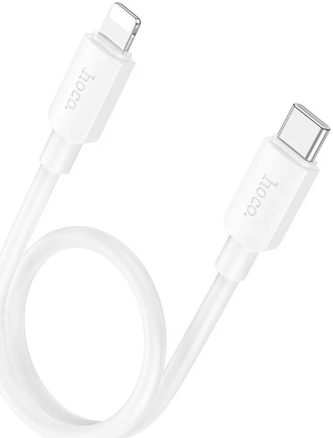 Hoco X96 20W Fast Charge PD USB-C naar Lightning Laadkabel 0.25M Wit afbeelding 3