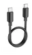 Hoco X96 60W Fast Charge PD USB-C naar USB-C Laadkabel 0.25M Zwart afbeelding 4