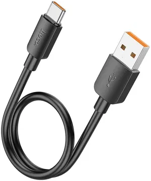 Hoco X96 100W Fast Charge PD USB naar USB-C Laadkabel 0.25M Zwart