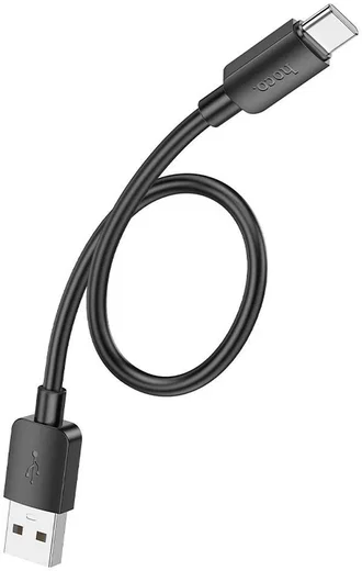 Hoco X96 27W Fast Charge PD USB naar USB-C Snellaad Kabel 0.25M Zwart afbeelding 2