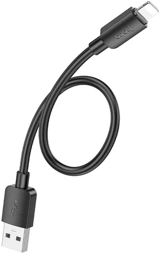 Hoco X96 12W Fast Charge PD USB naar Lightning Laadkabel 0.25M Zwart afbeelding 2
