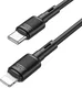 Hoco X83 20W Fast Charge PD USB-C naar Lightning Laadkabel 1M Zwart afbeelding 3