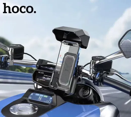 Hoco H31 Universele Verstelbare Telefoonhouder voor Motor/Fiets Zwart afbeelding 3