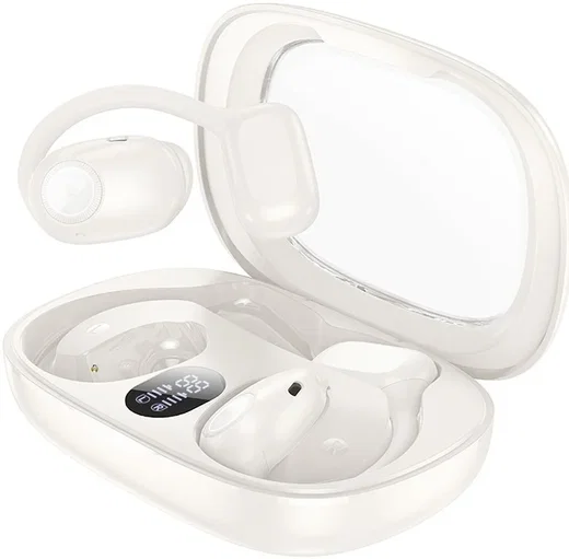Hoco EA1 True Wireless Headset Draadloze Open-Ear Oordopjes Wit afbeelding 1