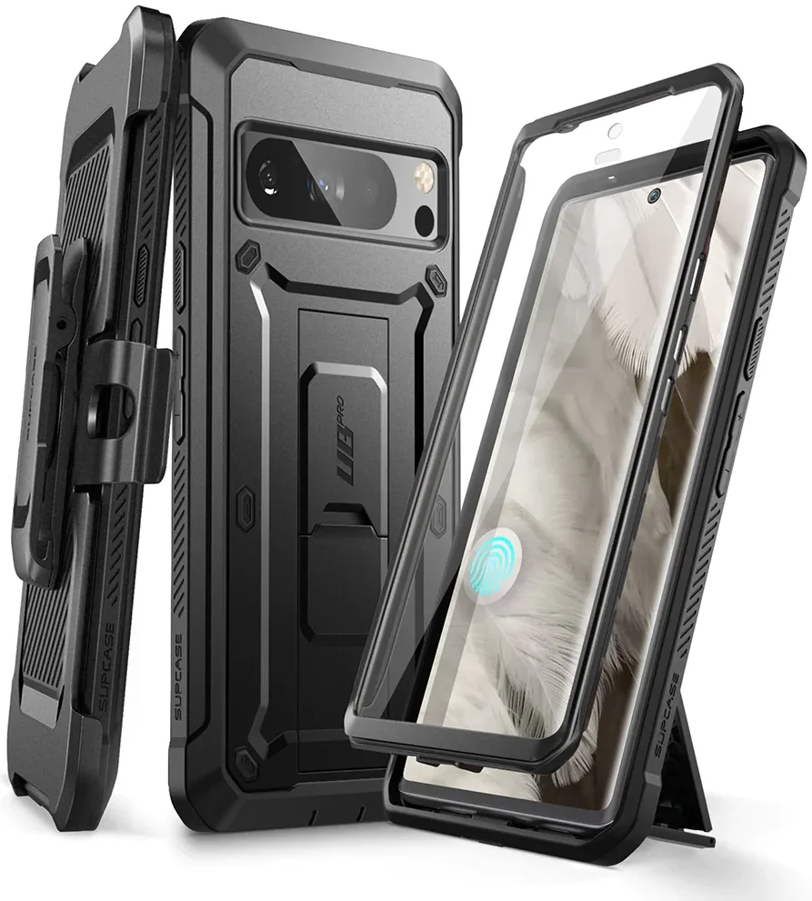 SUPCASE UB Pro Google Pixel 8 Pro Hoesje Full Protect Kickstand Zwart afbeelding 1
