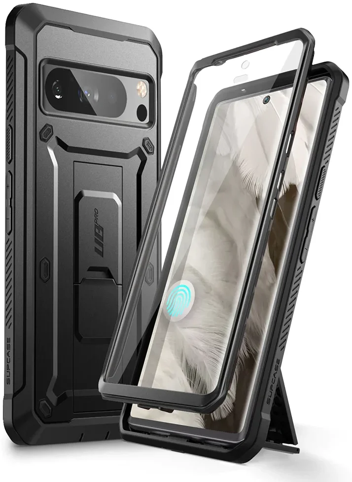 SUPCASE UB Pro Google Pixel 8 Pro Hoesje Full Protect Kickstand Zwart afbeelding 2