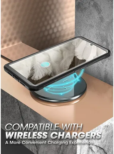 SUPCASE UB Pro Google Pixel 8 Hoesje Full Protect Kickstand Zwart afbeelding 7