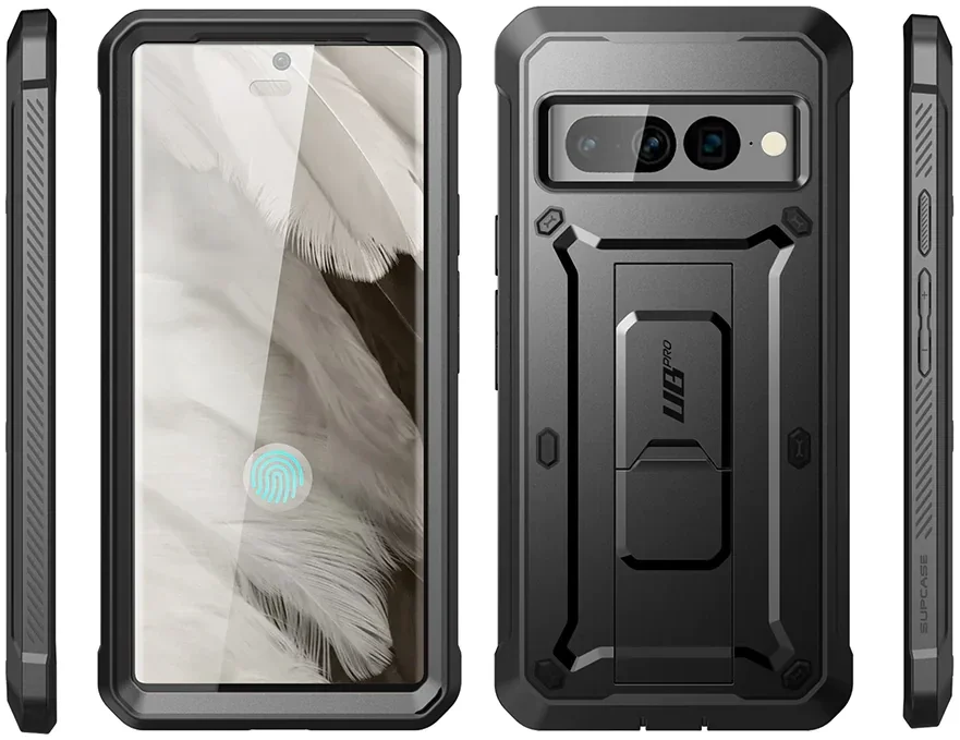 SUPCASE UB Pro Google Pixel 8 Hoesje Full Protect Kickstand Zwart afbeelding 12