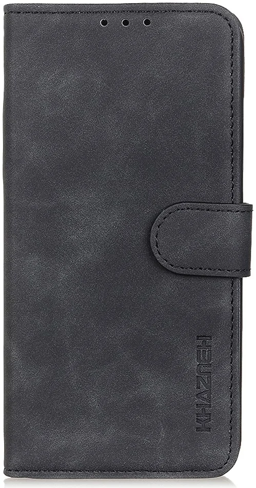 KHAZNEH Xiaomi Redmi Note 12S Hoesje Retro Wallet Book Case Zwart afbeelding 8