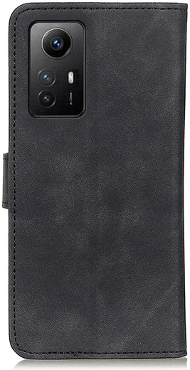 KHAZNEH Xiaomi Redmi Note 12S Hoesje Retro Wallet Book Case Zwart afbeelding 9