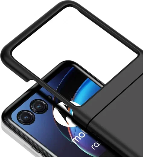 Motorola Razr 40 Ultra Hoesje Hard Plastic Back Cover Blauw afbeelding 5
