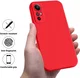 Xiaomi Redmi Note 12S Hoesje Siliconen Back Cover Rood afbeelding 3
