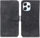KHAZNEH Xiaomi Redmi 12 Hoesje Retro Wallet Book Case Zwart afbeelding 2